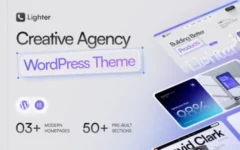 Lighter: Creative Agency WordPress Theme