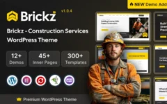 Brickz – Versatile Construction WordPress Theme