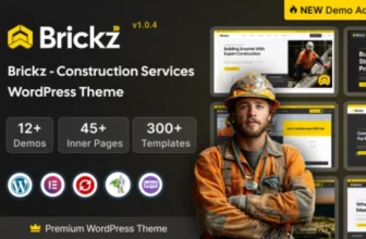 Brickz – Versatile Construction WordPress Theme