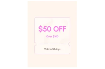 $50 Off Coupon for Purchases Over $100