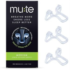 Mute Nasal Dilator Snoring Solution - Medium Pack
