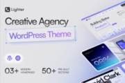 Lighter: Creative Agency WordPress Theme