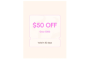 $50 Off Coupon for Purchases Over $100
